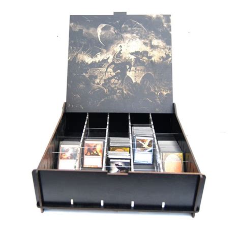 Trading Card Storage Case the Big Black Metal Box 